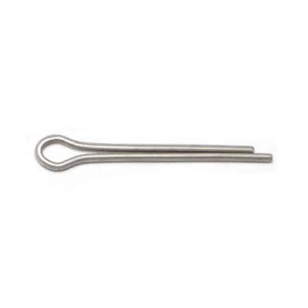 Midwest Fastener  Cotter Pin, 1/8 in Dia, 1-1/4 in L, Stainless Steel 74815